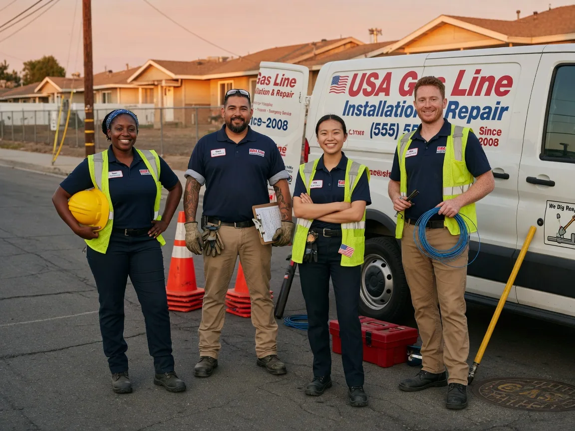 Gas Line Installation company in Sherrill, IA